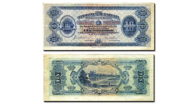 Australian 10-Shilling Note